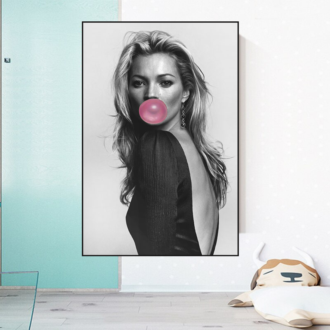 Kate Moss Chewing Gum Art: Explore Unique Masterpieces-ChandeliersDecor.com