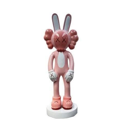 ChandeliersDecor.com-Ornaments Statues Figurines-KAWS Accomplice Vinyl Figure Pink – Authentic Collectible
