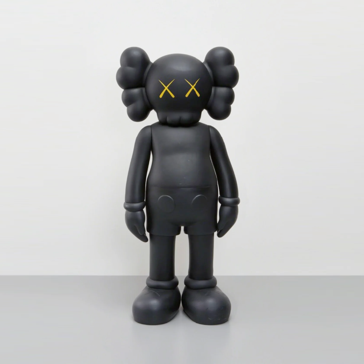 KAWS Four 4 Foot Companion Matt Black-ChandeliersDecor.com