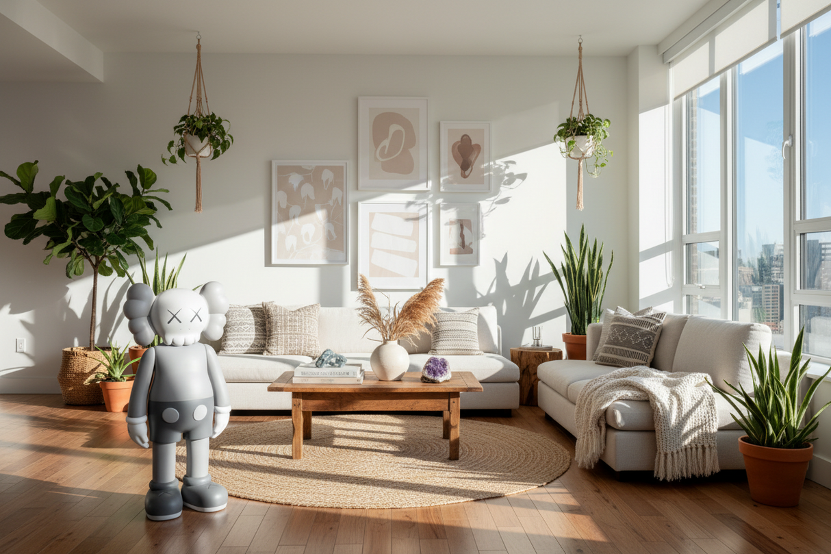 KAWS Four Foot Companion Grey-ChandeliersDecor.com