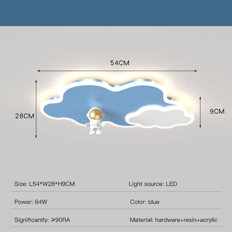 ChandeliersDecor.com-Kids Room Nursery Lighting-Kids Astronaut Ceiling Light | Kids Room Decor Lights