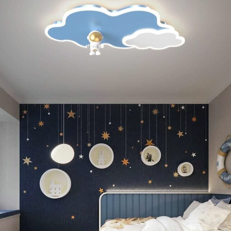 ChandeliersDecor.com-Kids Room Nursery Lighting-Kids Astronaut Ceiling Light | Kids Room Decor Lights