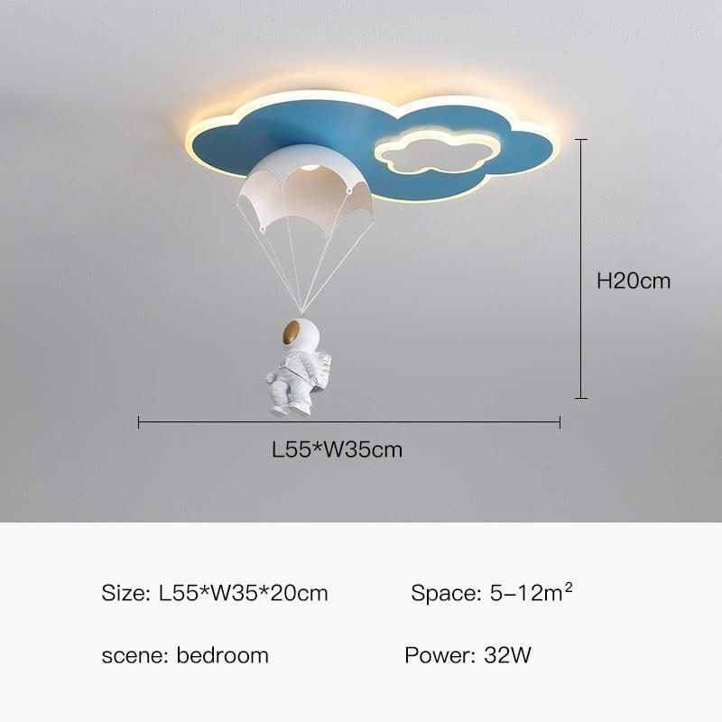 ChandeliersDecor.com-Kids Room Nursery Lighting-Kids Astronaut Ceiling Light | Kids Room Decor Lights