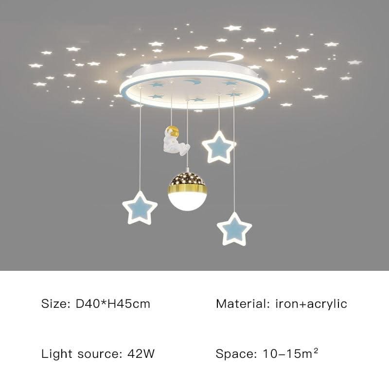 ChandeliersDecor.com-Kids Room Nursery Lighting-Kids Astronaut Chandeliers Light | Kids Room Decor Lights