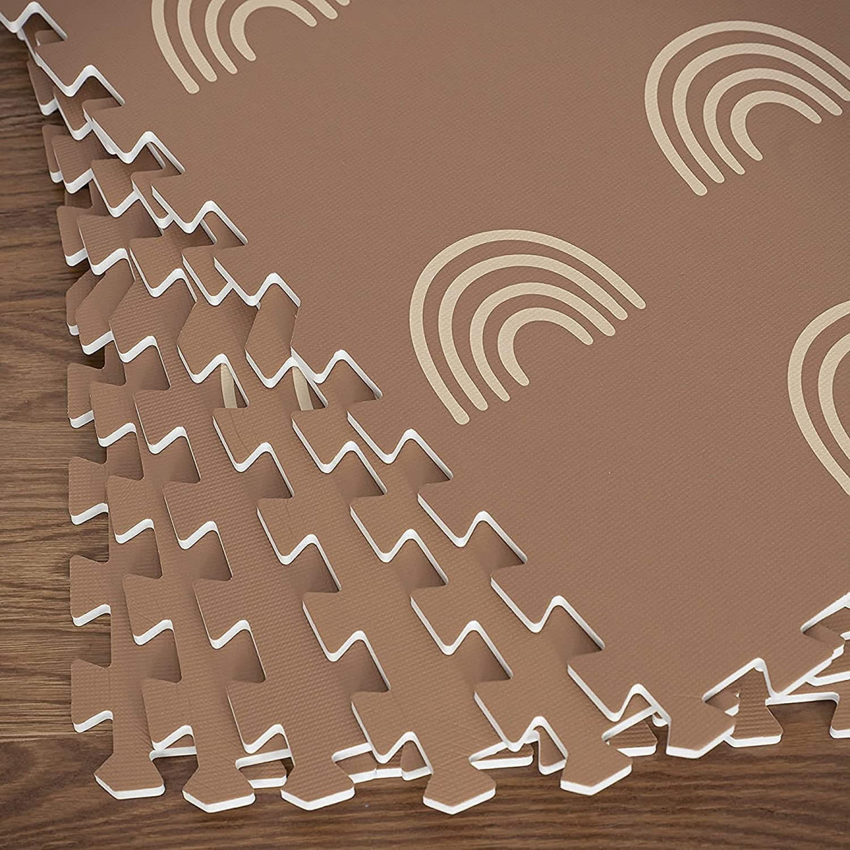 ChandeliersDecor.com-Play Mats-Kids Babies Rainbow Play Mat Puzzle Tiles | Pack of 6 Tiles - 60x60cm per tile size