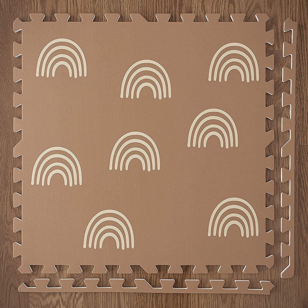 ChandeliersDecor.com-Play Mats-Kids Babies Rainbow Play Mat Puzzle Tiles | Pack of 6 Tiles - 60x60cm per tile size