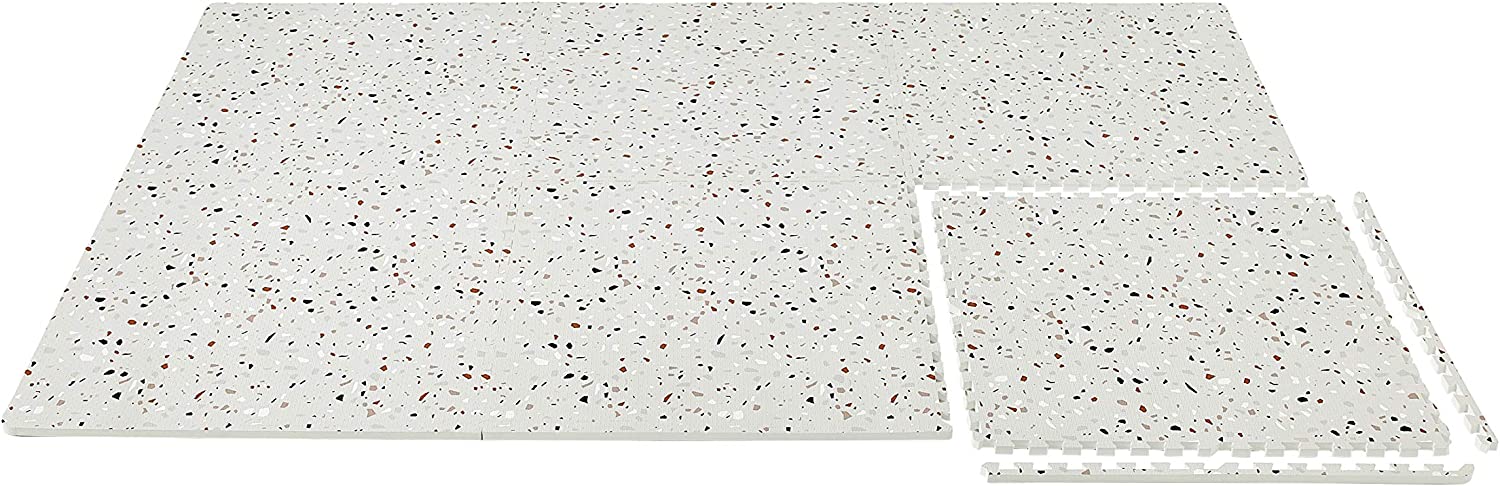 ChandeliersDecor.com-Play Mats-Kids Babies Tiny Stone Design Play Mat Puzzle Tiles | Pack of 6 Tiles - 60x60cm per tile size