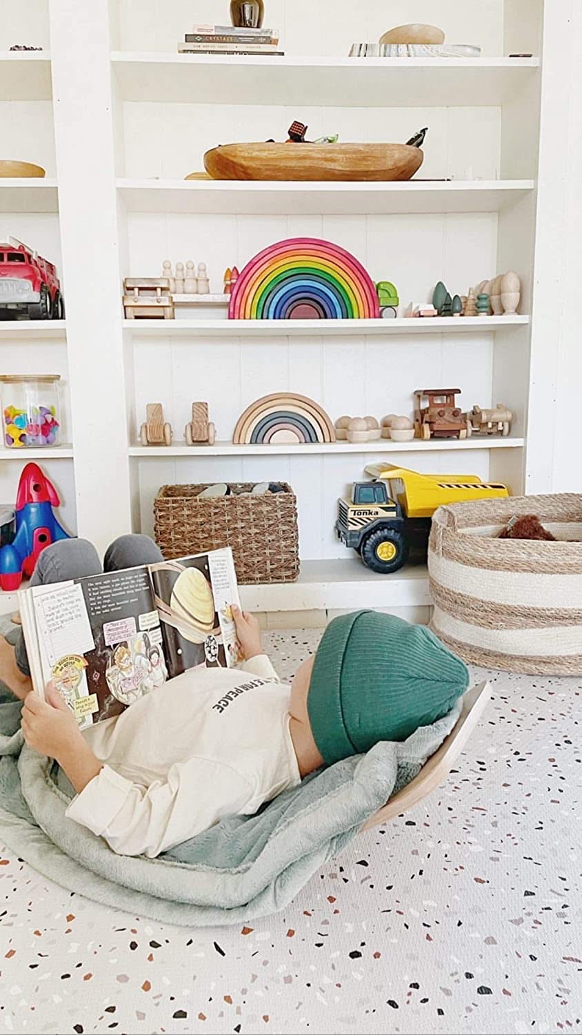 ChandeliersDecor.com-Play Mats-Kids Babies Tiny Stone Design Play Mat Puzzle Tiles | Pack of 6 Tiles - 60x60cm per tile size