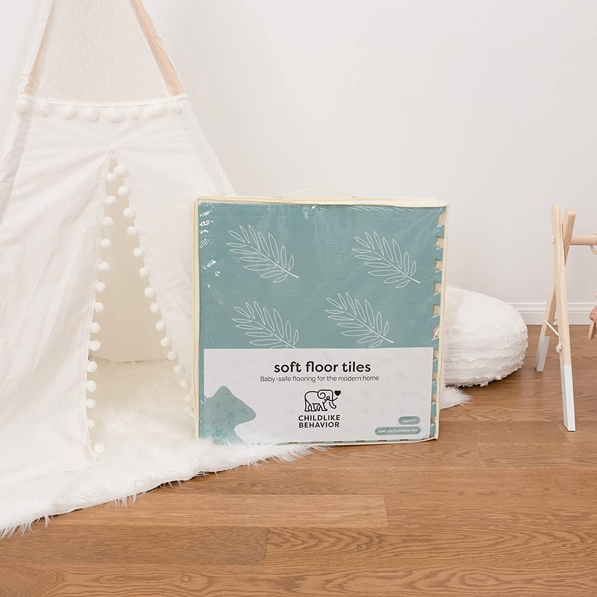 ChandeliersDecor.com-Play Mats-Kids Babies Trees Play Mat Puzzle Tiles | Pack of 6 Tiles - 60x60cm per tile size