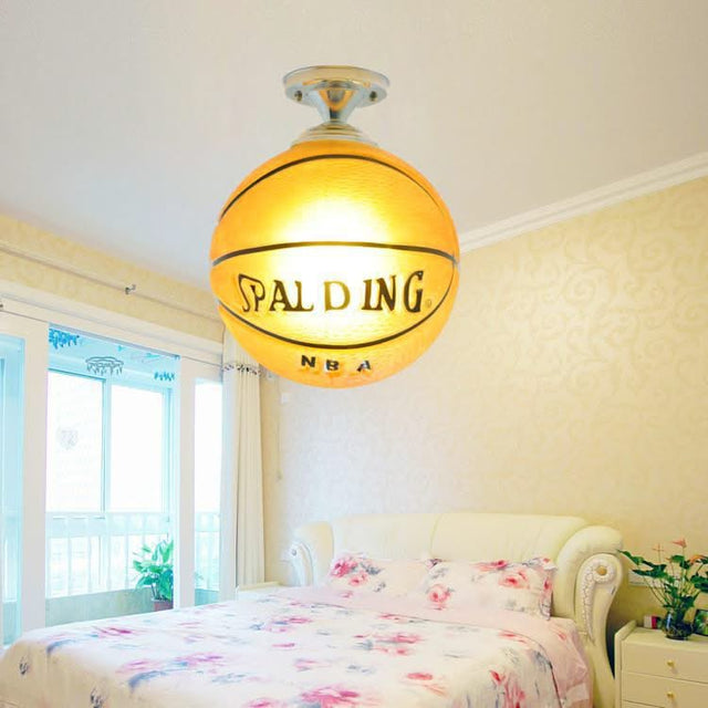 ChandeliersDecor.com-Kids Room Nursery Lighting-Kids Basketball Football Ceiling Light | Kids Room Decor Lights