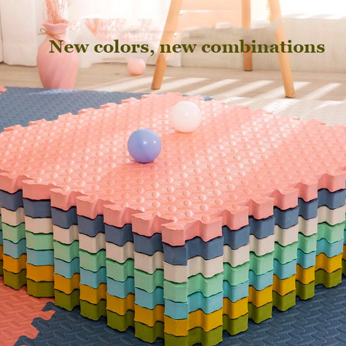ChandeliersDecor.com-Play Mats-Kids Foam Play Mat | Tummy Time Mat for kids Play time