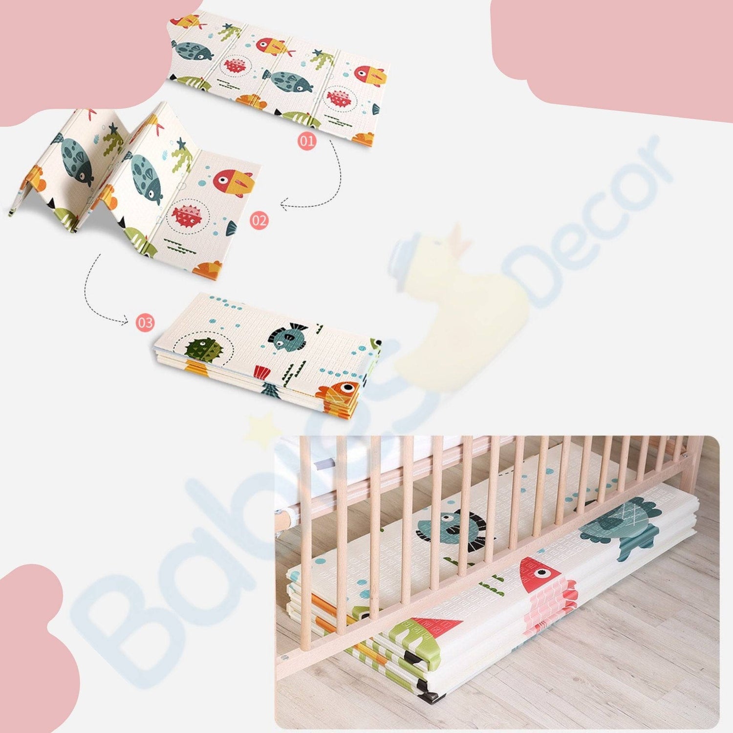 ChandeliersDecor.com-Play Mats-Kids Foldable Play Mat | Crawling Mat for Children | Baby Foldable Mat