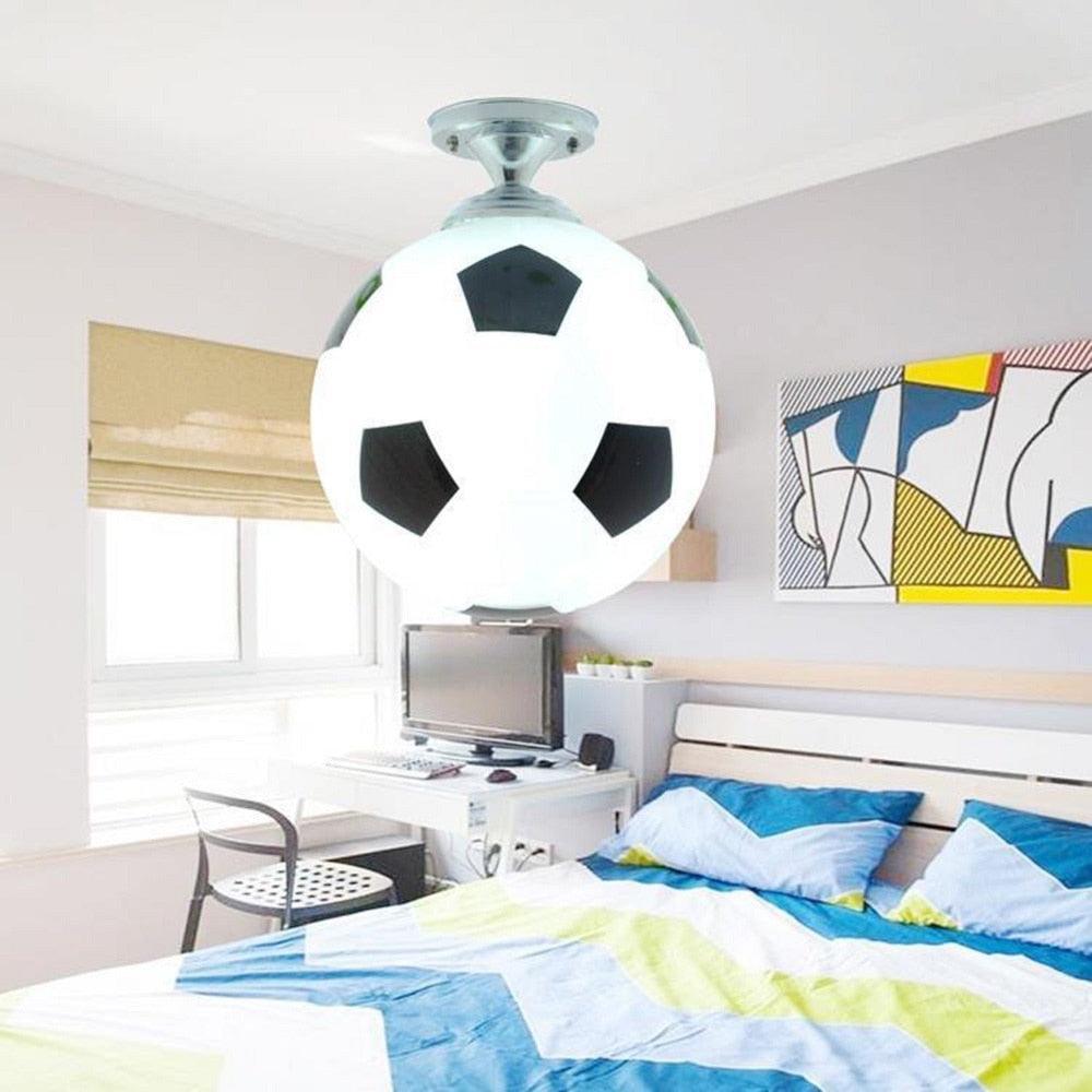 ChandeliersDecor.com-Kids Room Nursery Lighting-Kids Football Pendant Ceiling Light | Kids Room Decor Lights