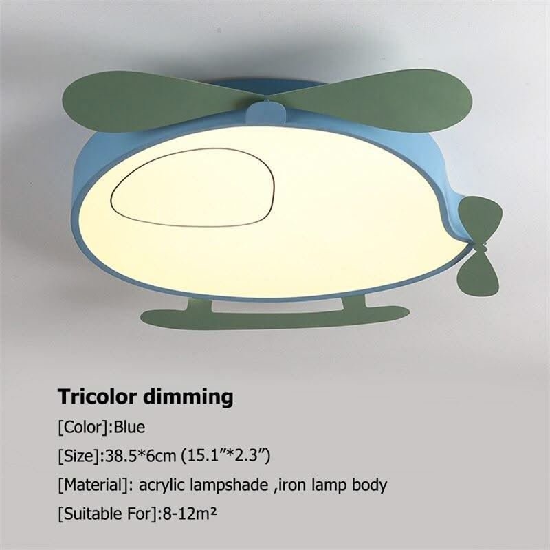 ChandeliersDecor.com-Kids Room Nursery Lighting-Kids Helicopter Light - Illuminate Your Airborne Adventures