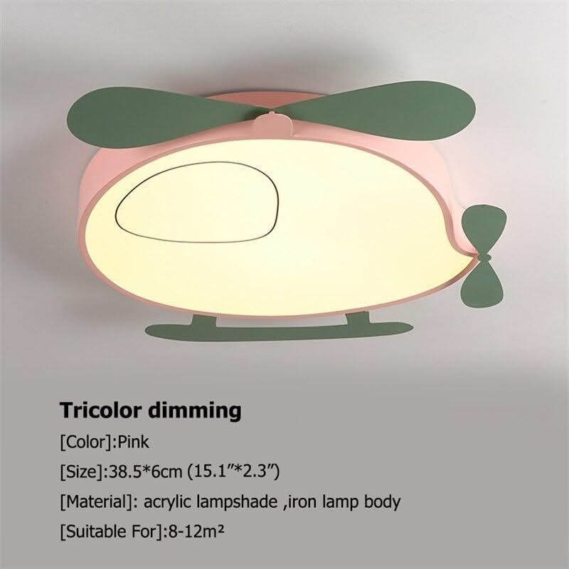 ChandeliersDecor.com-Kids Room Nursery Lighting-Kids Helicopter Light - Illuminate Your Airborne Adventures