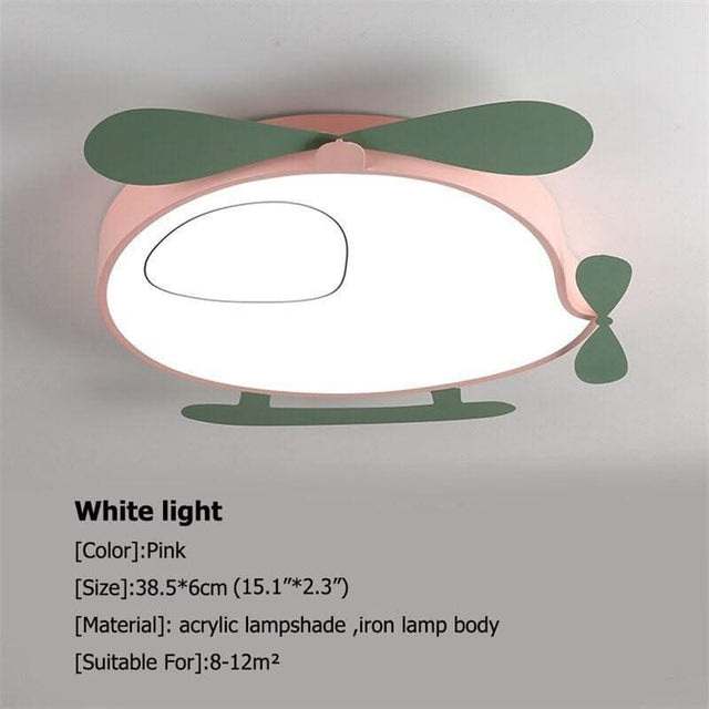 ChandeliersDecor.com-Kids Room Nursery Lighting-Kids Helicopter Light - Illuminate Your Airborne Adventures