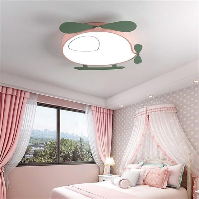 ChandeliersDecor.com-Kids Room Nursery Lighting-Kids Helicopter Light - Illuminate Your Airborne Adventures