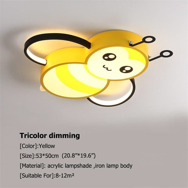 ChandeliersDecor.com-Kids Room Nursery Lighting-Kids Honey Bee Ceiling Light | Kids Room Decor Lights