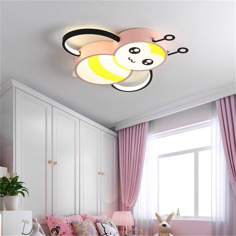ChandeliersDecor.com-Kids Room Nursery Lighting-Kids Honey Bee Ceiling Light | Kids Room Decor Lights