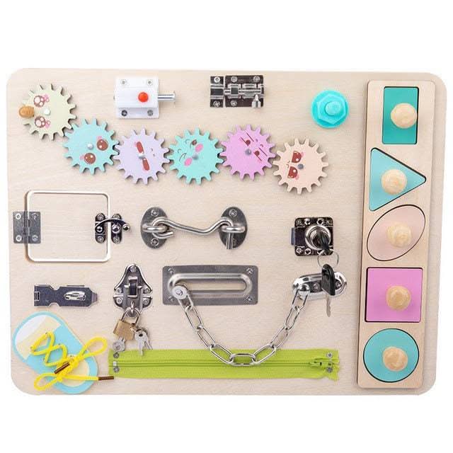 ChandeliersDecor.com-Kids Learning Toys – Busy Activity Board