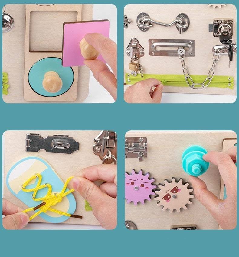 ChandeliersDecor.com-Kids Learning Toys – Busy Activity Board