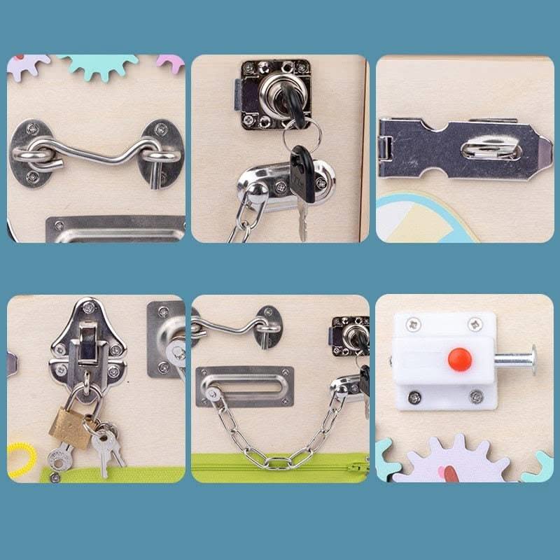 ChandeliersDecor.com-Kids Learning Toys – Busy Activity Board