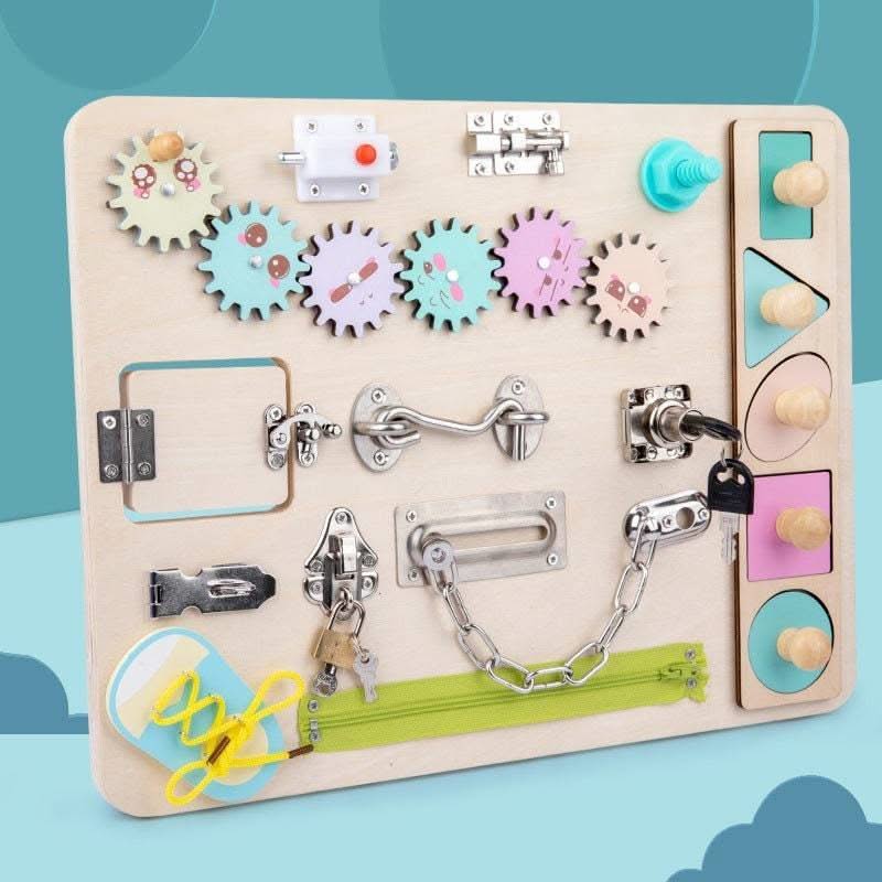 ChandeliersDecor.com-Kids Learning Toys – Busy Activity Board