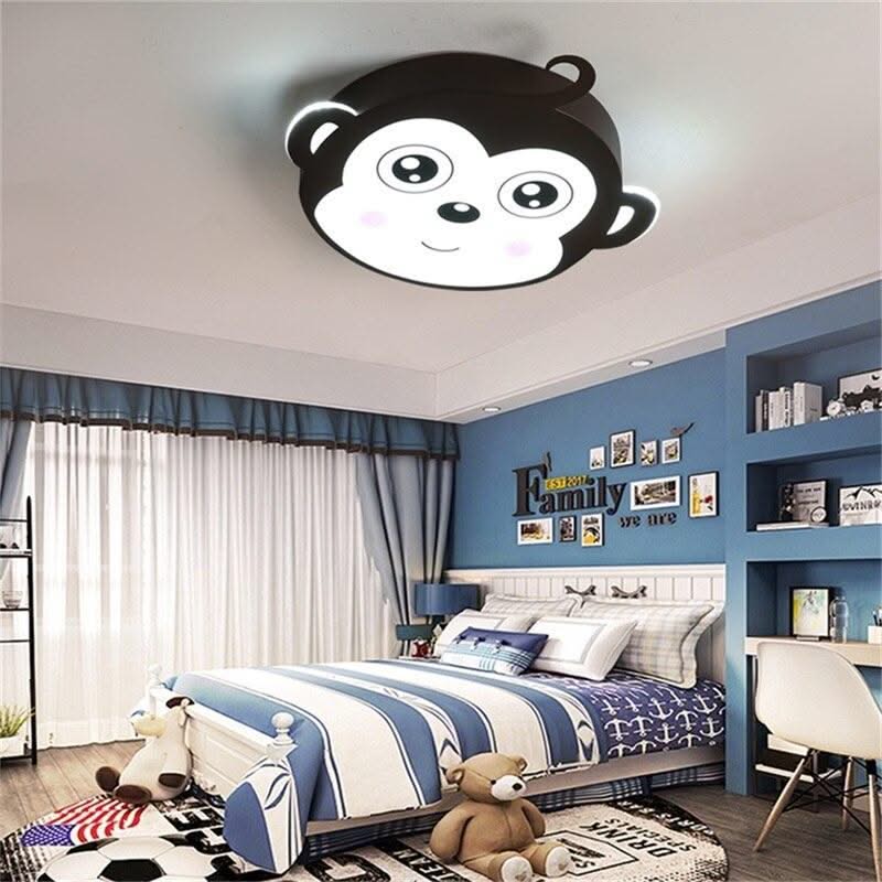 ChandeliersDecor.com-Kids Room Nursery Lighting-Kids Monkey Ceiling Light | Kids Room Decor Lights