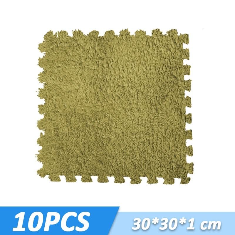 ChandeliersDecor.com-Play Mats-Kids Play Mat Puzzle Tiles with Fur - Perfect Fun Playtime