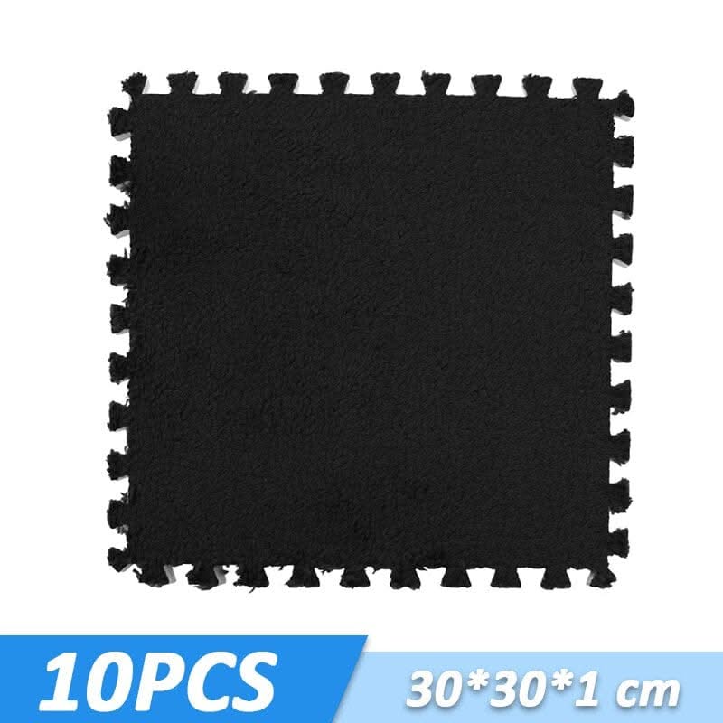 ChandeliersDecor.com-Play Mats-Kids Play Mat Puzzle Tiles with Fur - Perfect Fun Playtime