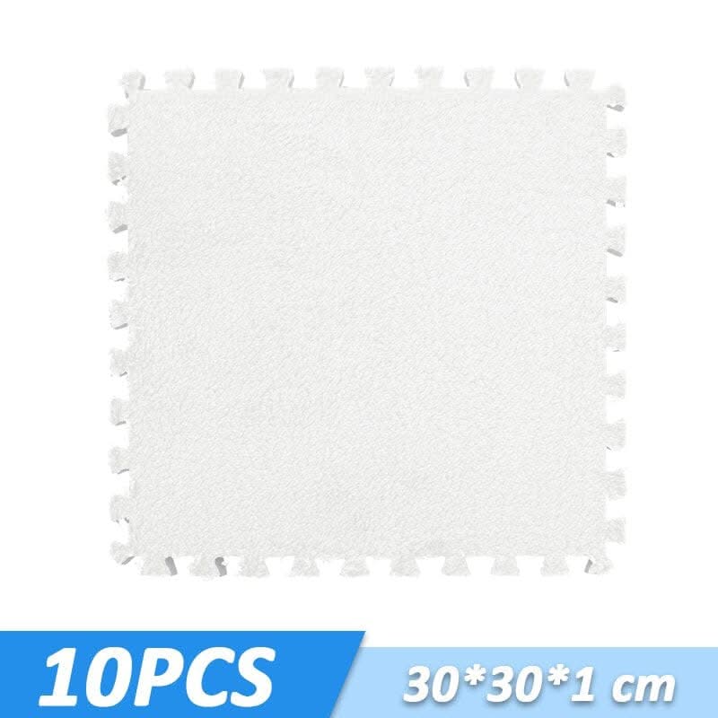 ChandeliersDecor.com-Play Mats-Kids Play Mat Puzzle Tiles with Fur - Perfect Fun Playtime