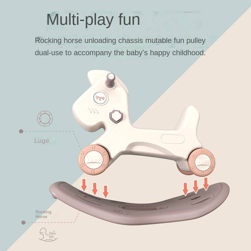ChandeliersDecor.com-Kids Rocking Horse and Stroller | Rocking Horse Chair | Baby Rocking Horse
