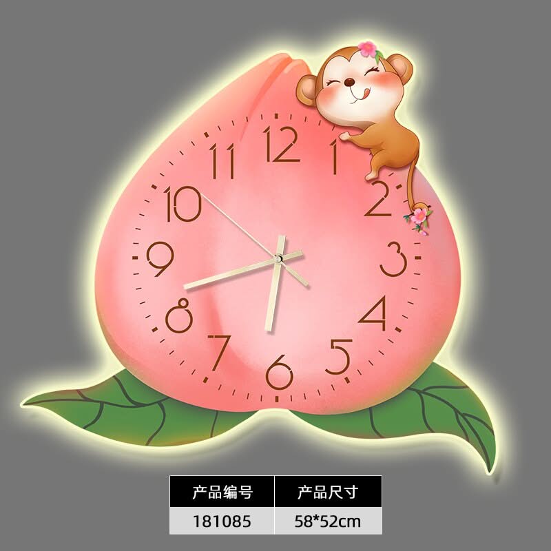 ChandeliersDecor.com-Wall Clocks-Kids Room Cartoon Wall Clock