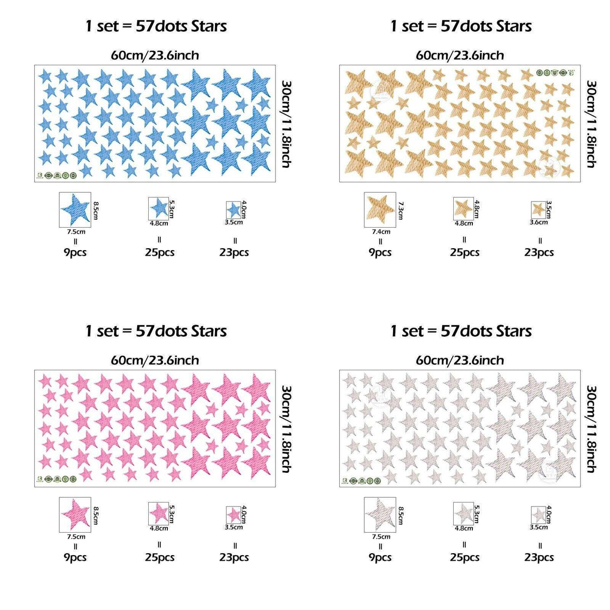 ChandeliersDecor.com-Kids Room Wall Decals - Teddy Bear and Rabbit on the Moon