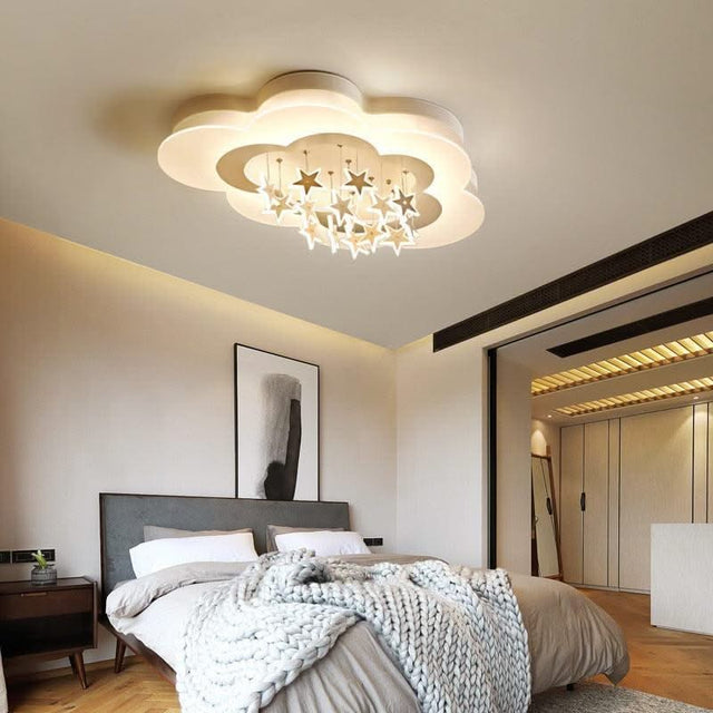 ChandeliersDecor.com-Kids Room Nursery Lighting-Kids Stars Clouds Ceiling Light | Kids Room Decor Lights
