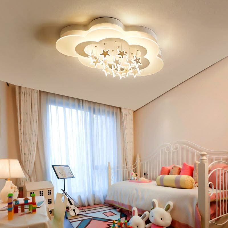 ChandeliersDecor.com-Kids Room Nursery Lighting-Kids Stars Clouds Ceiling Light | Kids Room Decor Lights