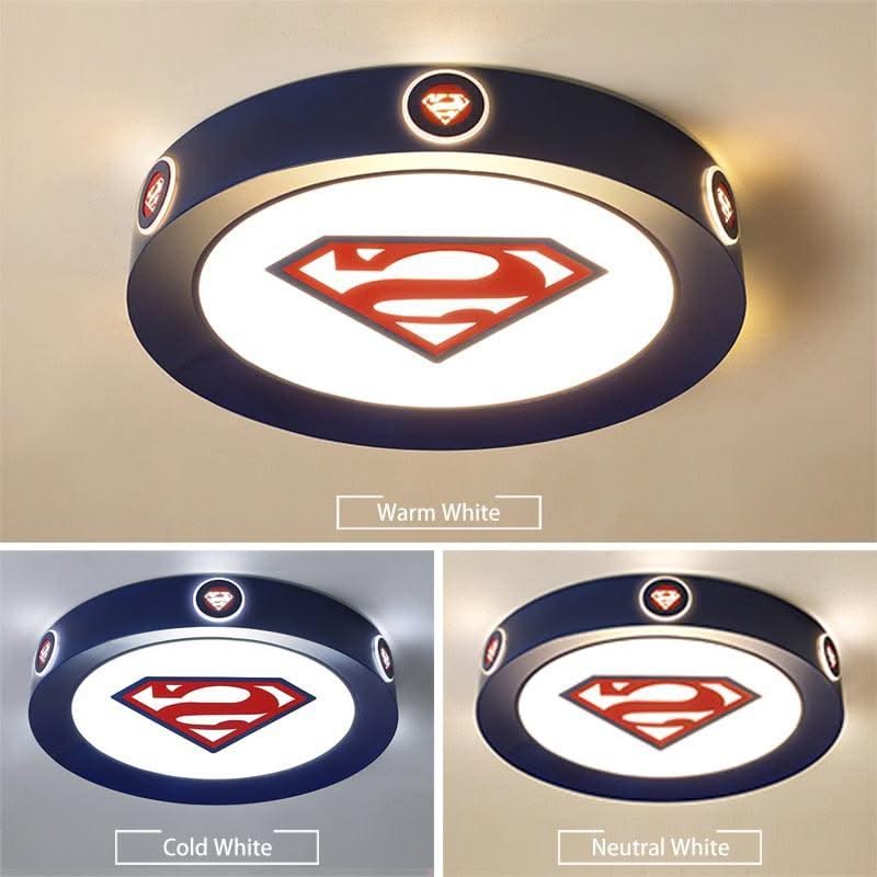 ChandeliersDecor.com-Kids Room Nursery Lighting-Kids Superman / Captain America Ceiling Light | Kids Room Decor Lights