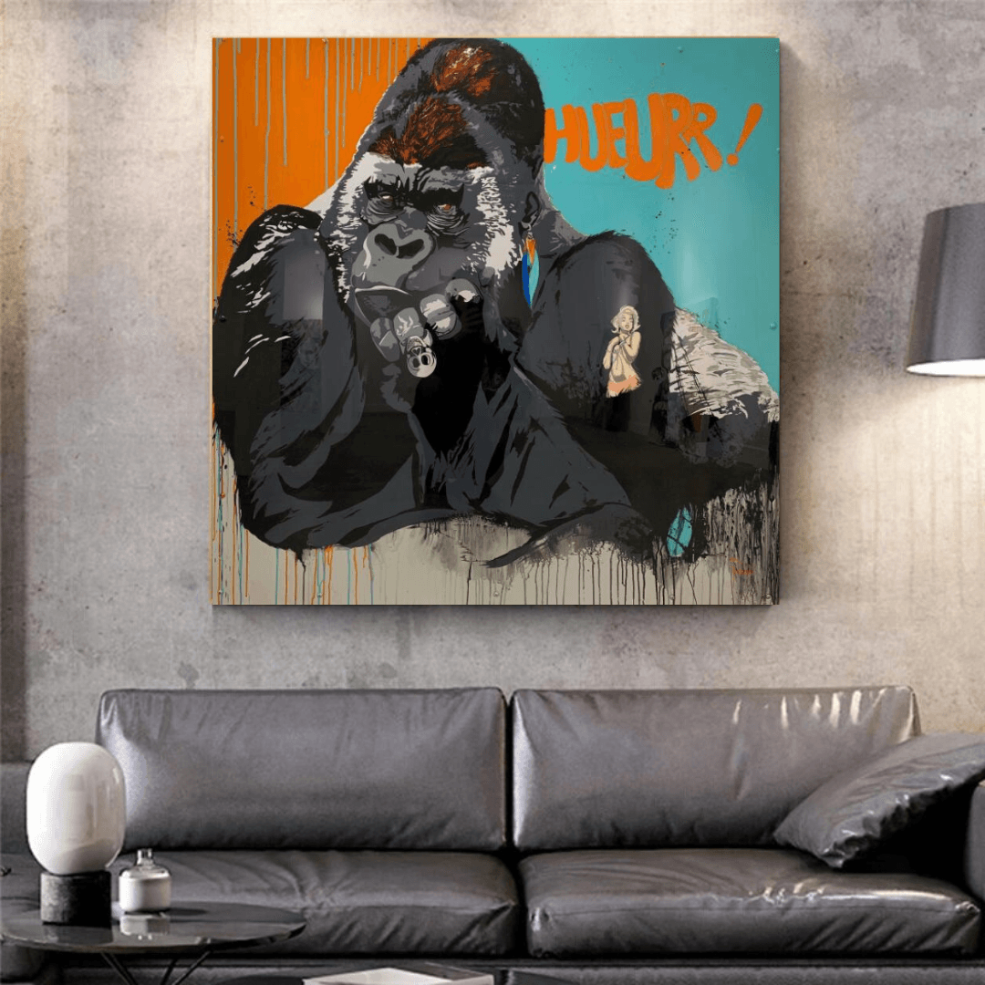 King Kong Canvas Wall Art-ChandeliersDecor.com