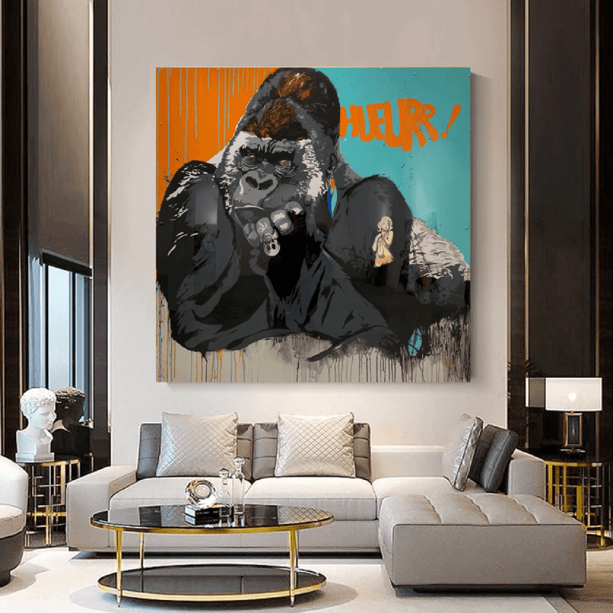 King Kong Canvas Wall Art-ChandeliersDecor.com