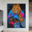 ChandeliersDecor.com-Wall Posters-King Lion Boxer Canvas Wall Art