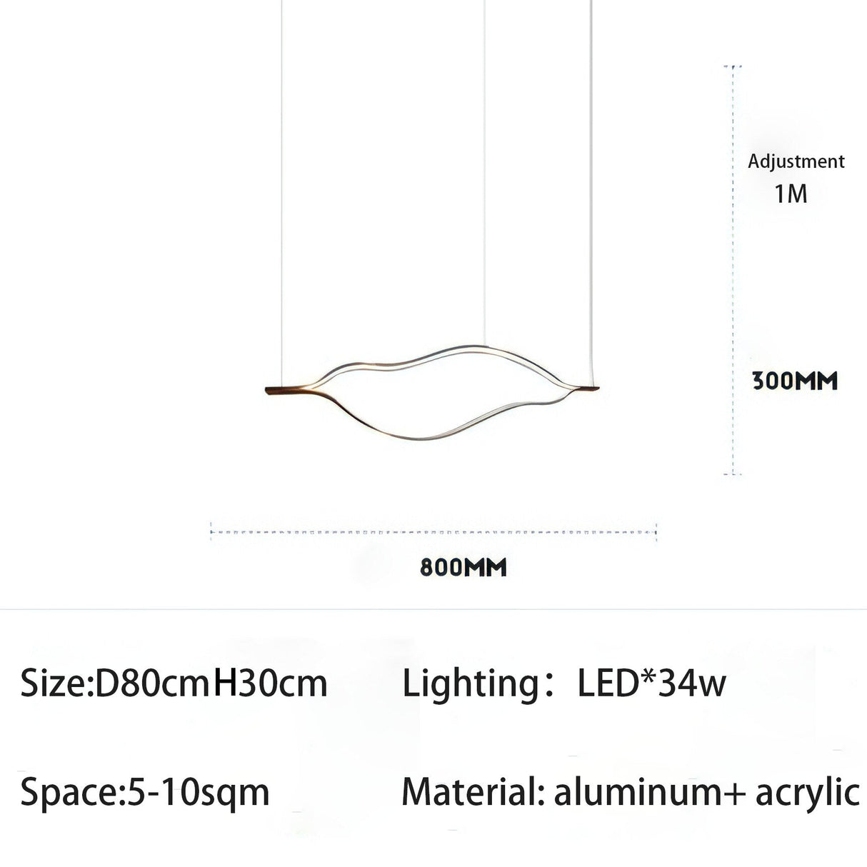 Kiss Acrylic Chandelier: Authentic and Elegant Lighting-ChandeliersDecor.com