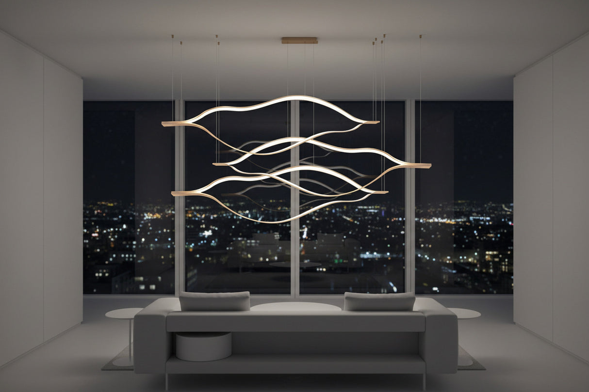 Kiss Acrylic Chandelier: Authentic and Elegant Lighting-ChandeliersDecor.com