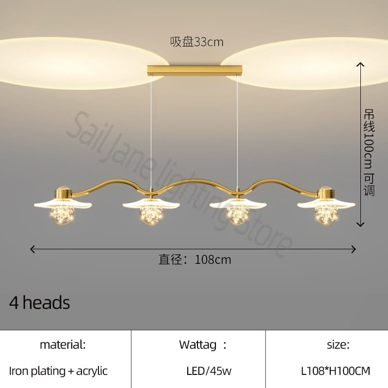 Kitchen Island Crystal Globes Chandelier - Spark Your Space-ChandeliersDecor.com