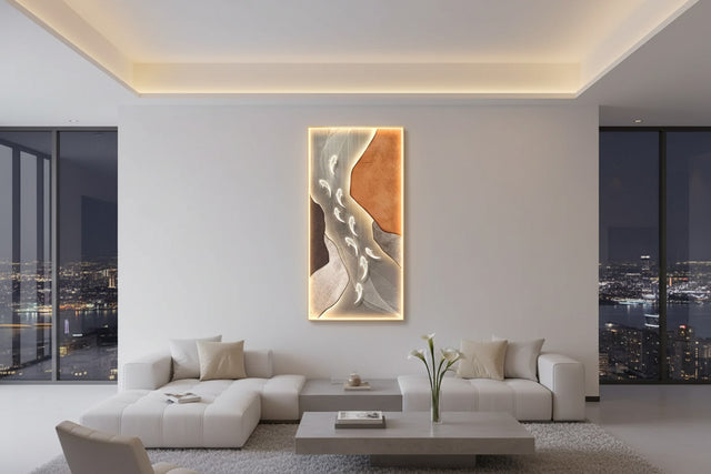 Koi Fish Porch LED Wall Art-ChandeliersDecor.com