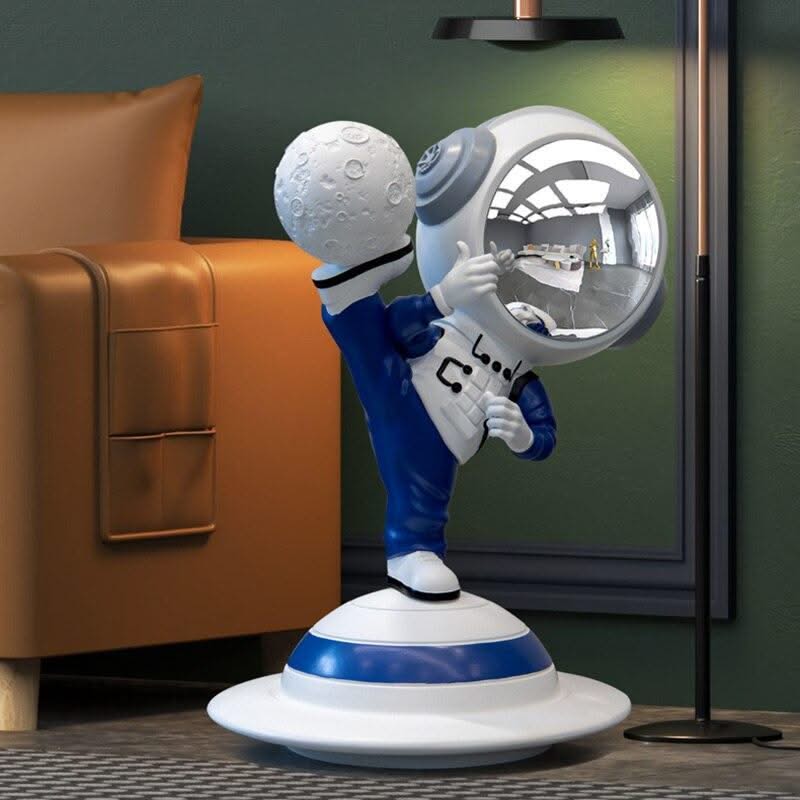 ChandeliersDecor.com-Kids Statues-Kung Fu Astronaut Statue: Unique & Exquisite Collectible