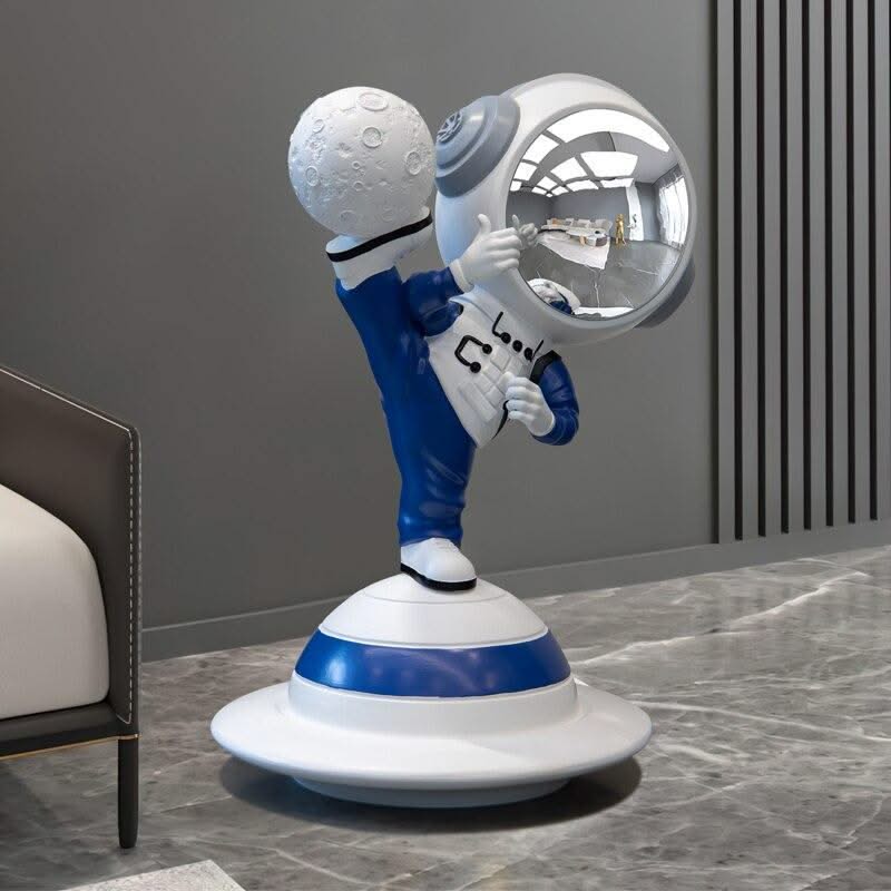 ChandeliersDecor.com-Kids Statues-Kung Fu Astronaut Statue: Unique & Exquisite Collectible