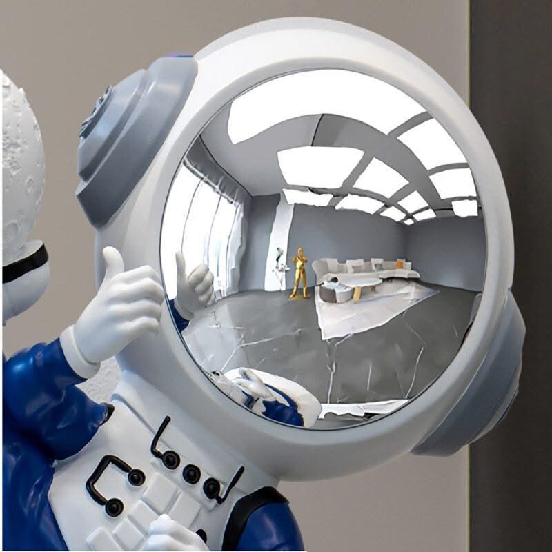 ChandeliersDecor.com-Kids Statues-Kung Fu Astronaut Statue: Unique & Exquisite Collectible
