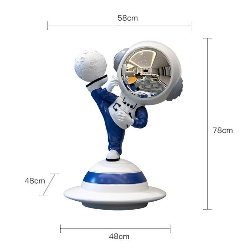 ChandeliersDecor.com-Kids Statues-Kung Fu Astronaut Statue: Unique & Exquisite Collectible