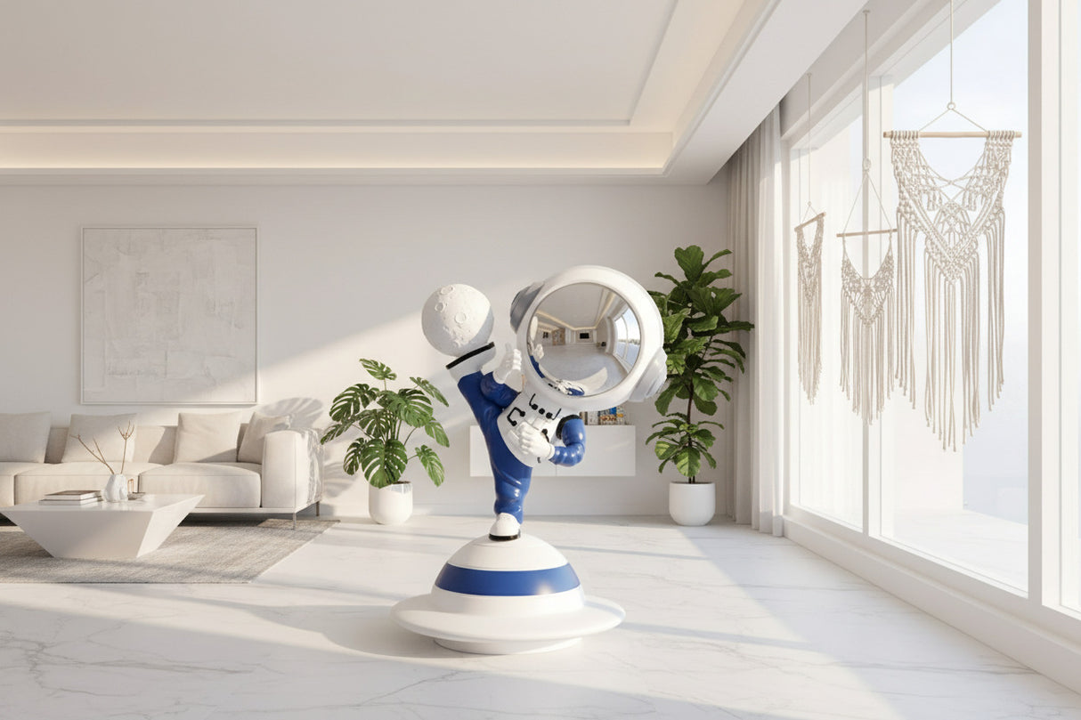 ChandeliersDecor.com-Kids Statues-Kung Fu Astronaut Statue: Unique & Exquisite Collectible