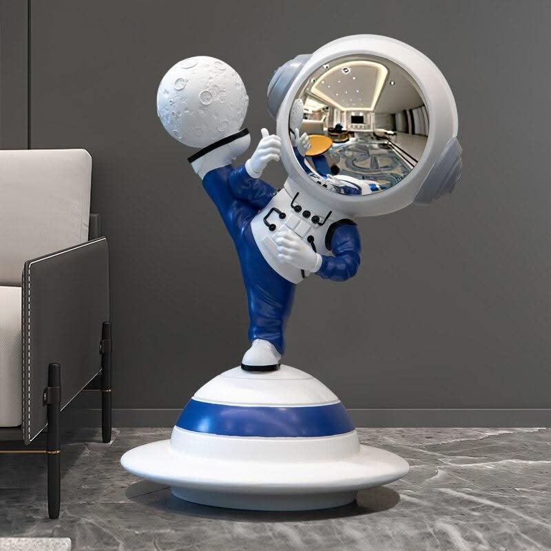 ChandeliersDecor.com-Kids Statues-Kung Fu Astronaut Statue: Unique & Exquisite Collectible